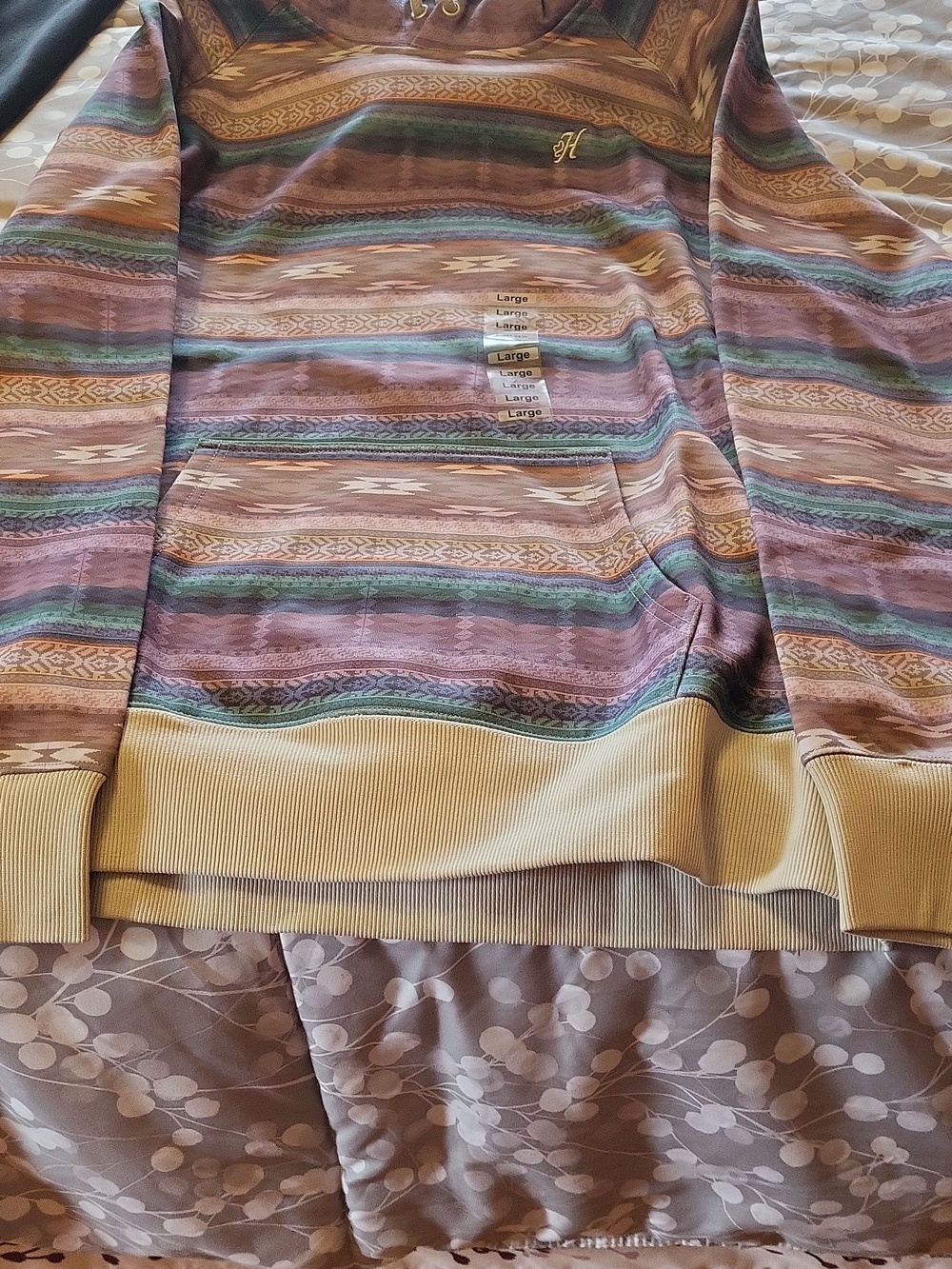 NWT! Hooey Womens Hoodie AZTEC Design - Picture 2 of 3